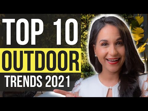 TOP 10 OUTDOOR LIVING TRENDS 2021  Backyard, Deck & Patio Decorating Ideas