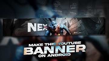 How to Make Free Fire Gaming Banner On Android | Gaming Banner Tutorial ps touch