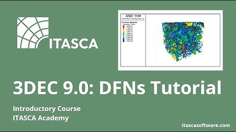 3DEC 9.0 DFNs Tutorial | Modeling Discrete Fracture Networks in Rock Masses