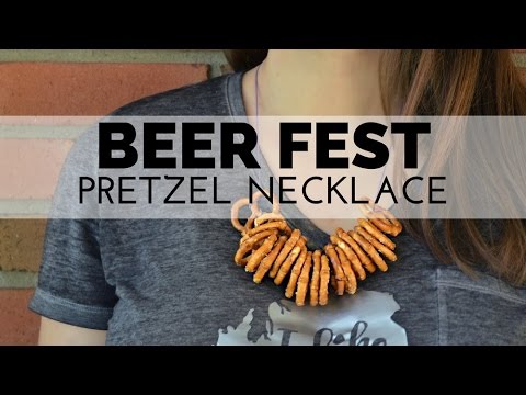 Oktoberfest pretzel necklace hi-res stock photography and images - Alamy