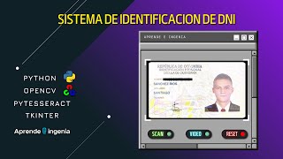 SISTEMA DE RECONOCIMIENTO DE DOCUMENTOS en TIEMPO REAL | Python OpenCV Pytesseract