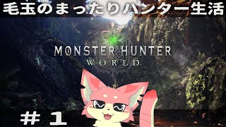 【モンハンワールド】ついにモンハンワールドやるよ！#1【ケモV】