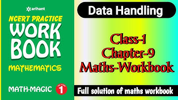 Data Handling Class 1 Chapter‐9 Maths‐Workbook fully solved exercise @NCERTTHEMIND