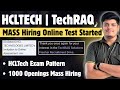 ❤️HCLTech Mass Hiring Online Test (Next Phase) | TechRAQ Hiring Update | HCLTech Exam Pattern 2025
