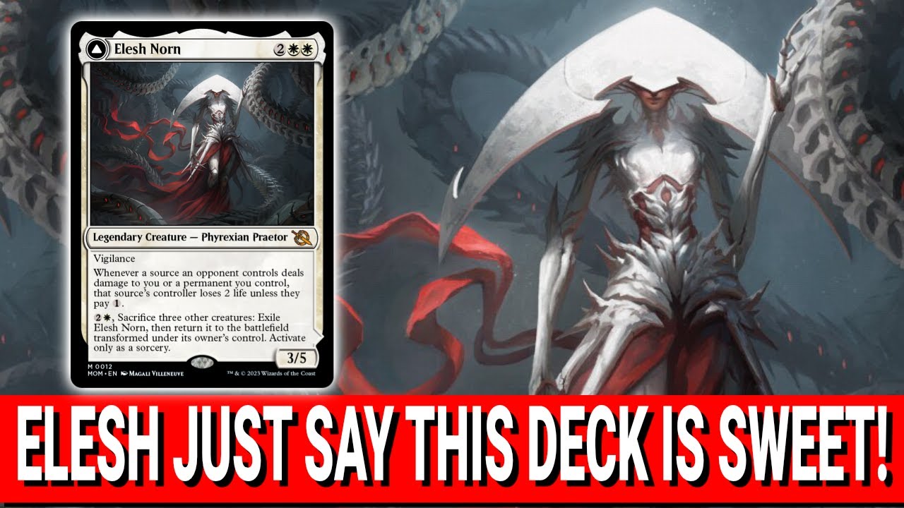 mtg elesh norn commander deck Phyrexia All Will Be One Elesh Norn Alcove Flip Deck Box