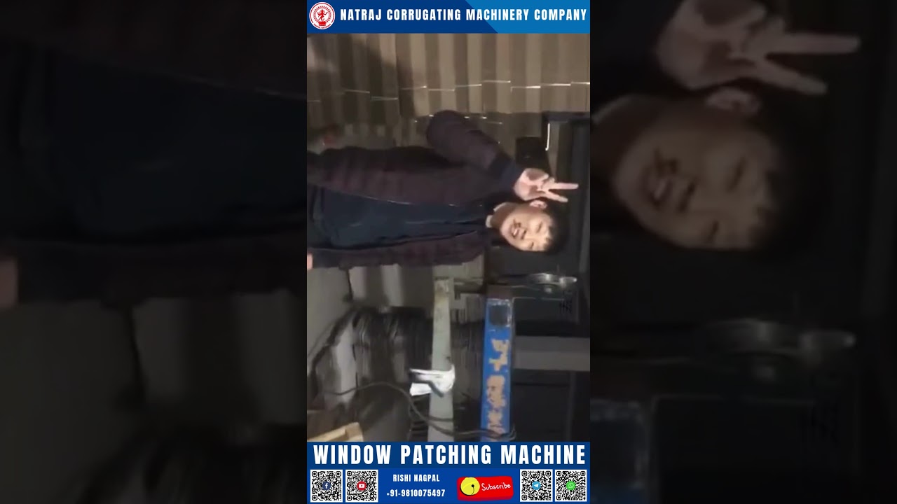 Window Patching Machine | Nagpal Industries | Natraj Corrugation Machine Price