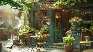 Smooth Bossa Nova Jazz Piano Music For Good Mood | Outdoor Coffee Shop Ambience