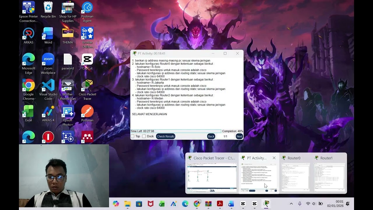 Nilai Tambahan UTS Jaringan Lanjut
