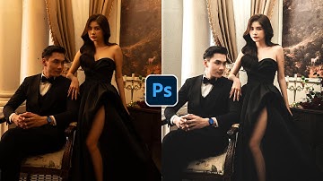 RAW to Final – Fine-Art Studio Portrait | Photoshop Retouch & Color Grading Workflow