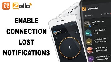 How To Enable Connection Lost Notifications On Zello App