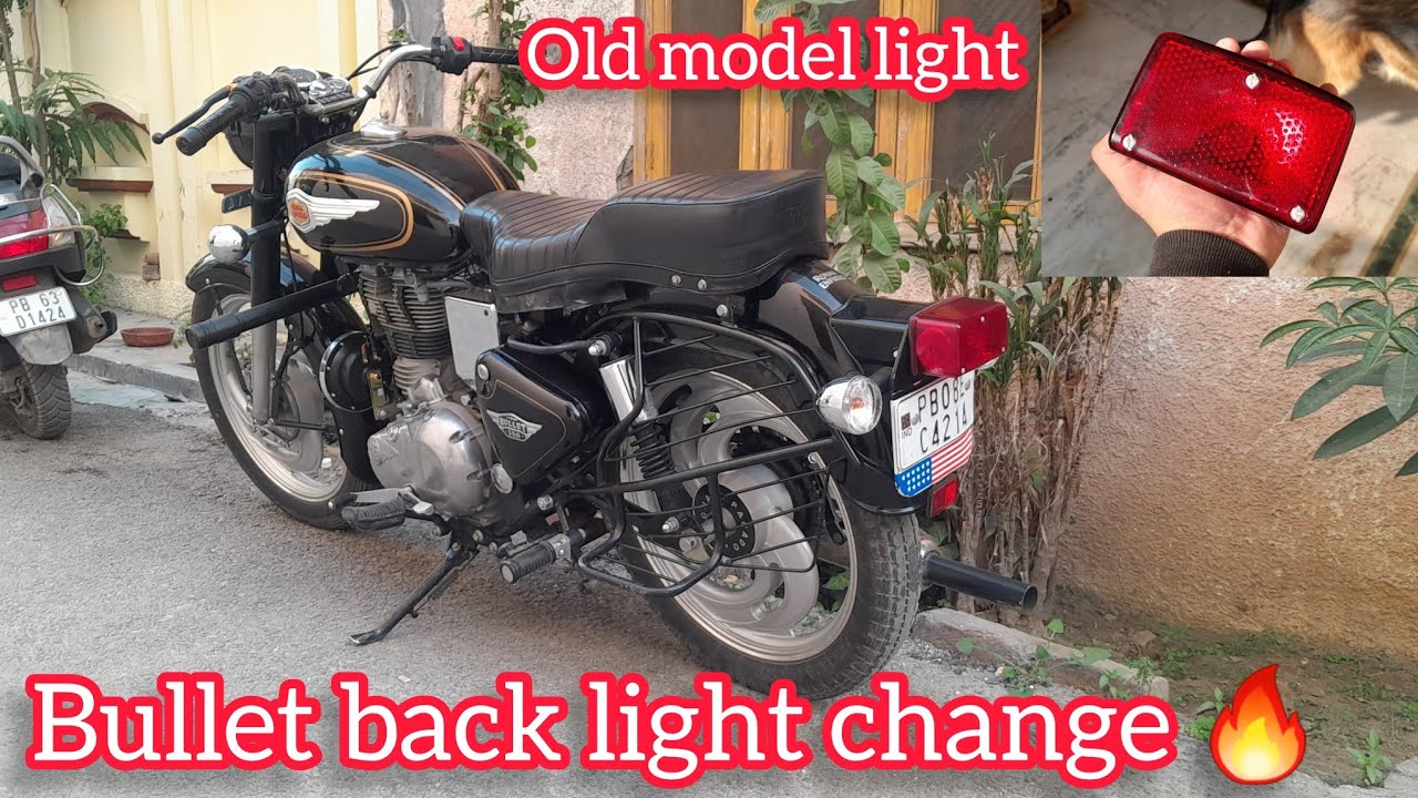 Bullet back light change 🔥 new look ✨️ Bullet modification vlog 💯