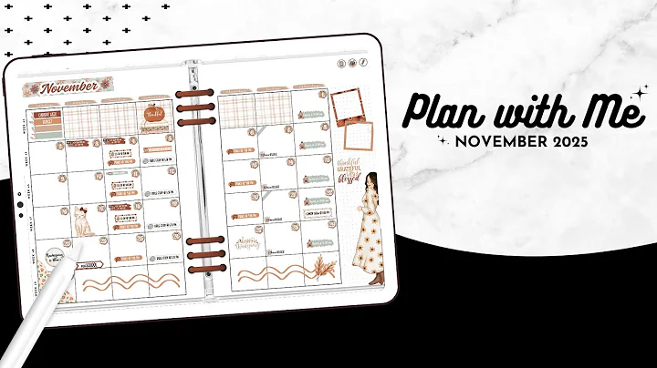Monthly Plan with Me in My NEW 2026 Digital Planner! 🤩 | November 2025 | Noteful + iPad 🤍