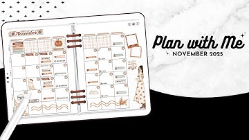 Monthly Plan with Me in My NEW 2026 Digital Planner! 🤩 | November 2025 | Noteful + iPad 🤍