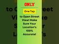One Tap to Open Street View — Save Your Location Perfectly! with MAPASSIST APP