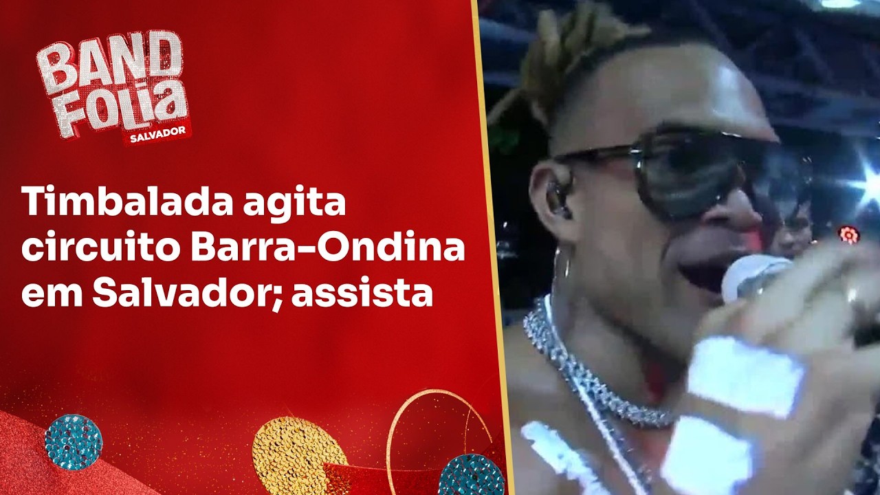 Timbalada agita circuito Barra-Ondina em Salvador; assista