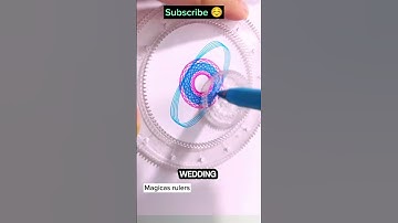 Small Ruler, Big Wisdom | Magic Ruler #Spirograph #asmrvideos #2024 #Shorts