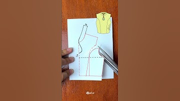 Just a cute top with the coolest neckline #sewingtutorial #patternmaking #diyfashion #sewyourown