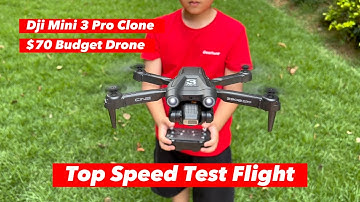 $70 Budget Drone Top Speed Test Flight | Dji Mini 3 Pro Clone