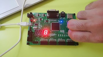Elbert v2 FPGA seven segments displays using VHDL