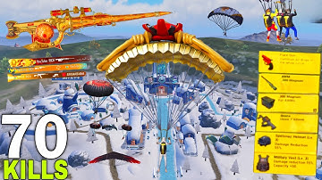 Wow!😍 NEW BEST LOOT GAMEPLAY with/ p90+AWM+AMR🔥Pubg Mobile