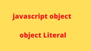 JavaScript Object Literal explained with examples