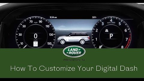 Customizing Your Land Rover Dash