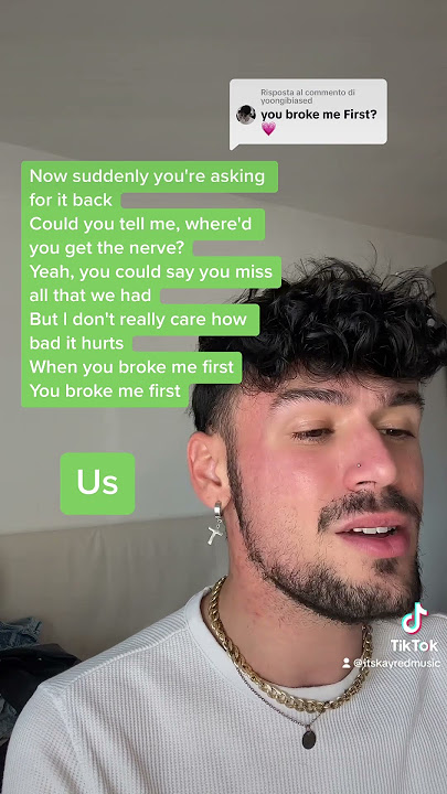 Sing with me “You Broke Me First” by Tate McRae❤️‍🩹