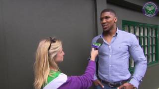 Champion boxer Anthony Joshua relishing men's semi-finals day