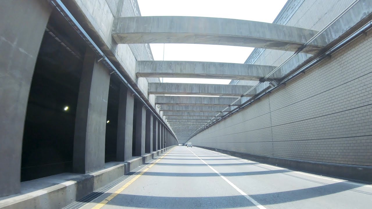 Daegu motor tour / Long take. Korea / 대구 동구이시아폴리스, 연경지구, 동서변동, 코스트코 드라이브 (4k)