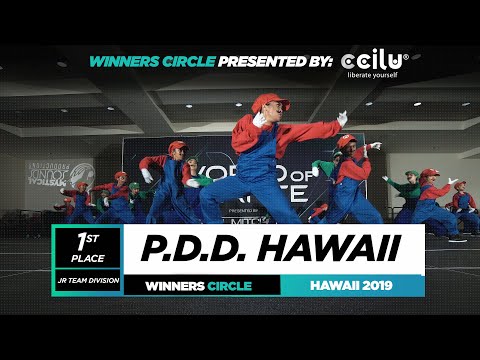 P.D.D.  Hawaii | 1st Place Jr Team | Winner Circle | World of Dance Hawaii 2019 | #WODHI19
