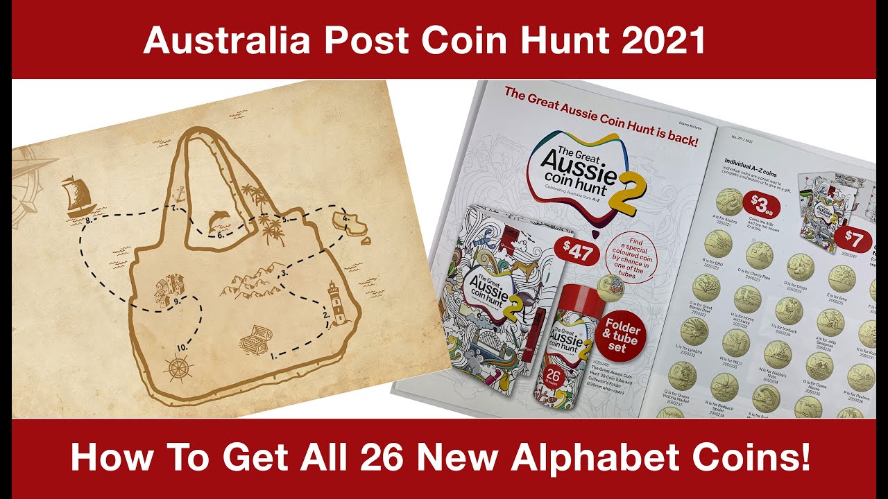 Australia Post Coin Hunt 2021 How To Get All 26 New Alphabet Coins