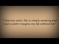 Quotes About Sister , In English