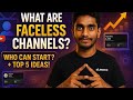 What Are Faceless Channels? | How Anyone Can Start | Best Ideas to Begin Today! 2026