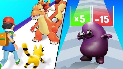 Monster Squad Rush | Grimace Runner / All Level Gameplay: Android,iOS - NEW MEGA APK UPDATE