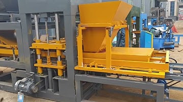 autom heavy duty #concrete cement pavement interlocking blocks brick making machine with color face