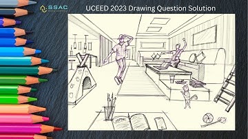 UCEED 2023 Drawing Part Solution || Perspective Sketch in 30 Minutes || NID NIFT UCEED Preparation