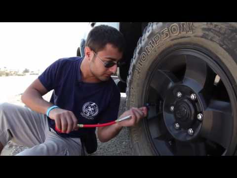 How to deflate tires