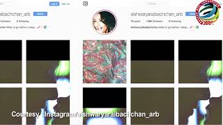 Aishwaryas Instagram Debut With Daughter Aaradhyas Image