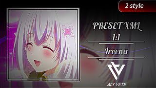 2 STYLE PRESET AM [1:1] 🐧|| DJ LUFFY THAI REMIX KECE 🤤🎶 #jedagjedugviralltiktok🥀