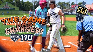 11U PLAYER HITS 300ft BOMB to LEFT FIELD at PG INVITATIONAL