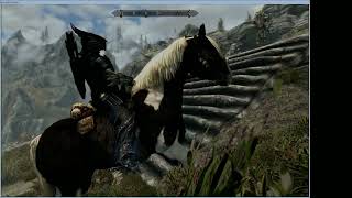 RIDICULOUS: Skyrim Flying horse bugging out and dying