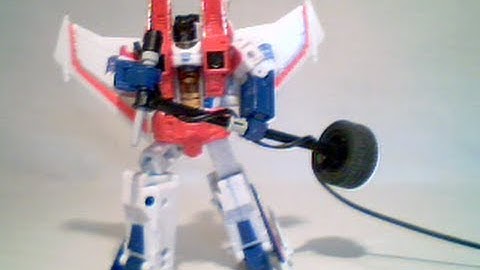 Stop Motion Review 031 - Universe Starscream with Custom Paint Job