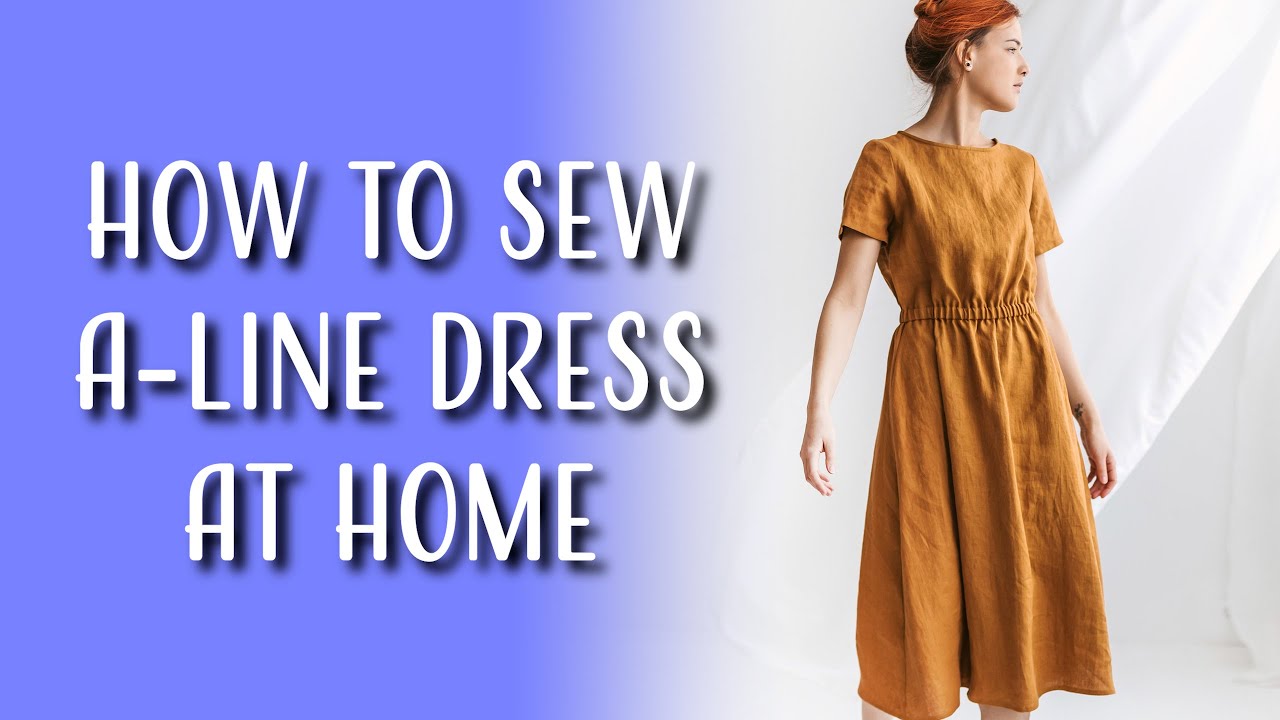 how to stitch a line dress Minimal closet sew at home how to sew a dress step by step pdf