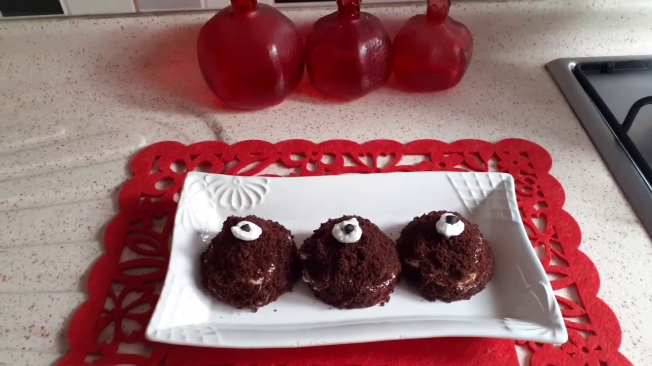 Porsiyonluk köstebek pasta yapımı YouTube