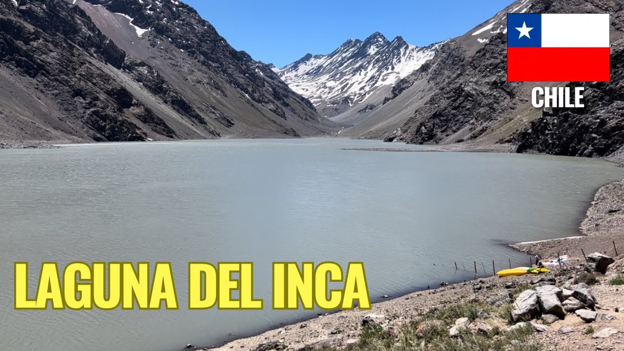 Así es la fronteriza Laguna del Inca en la Cordillera de Los Andes ...