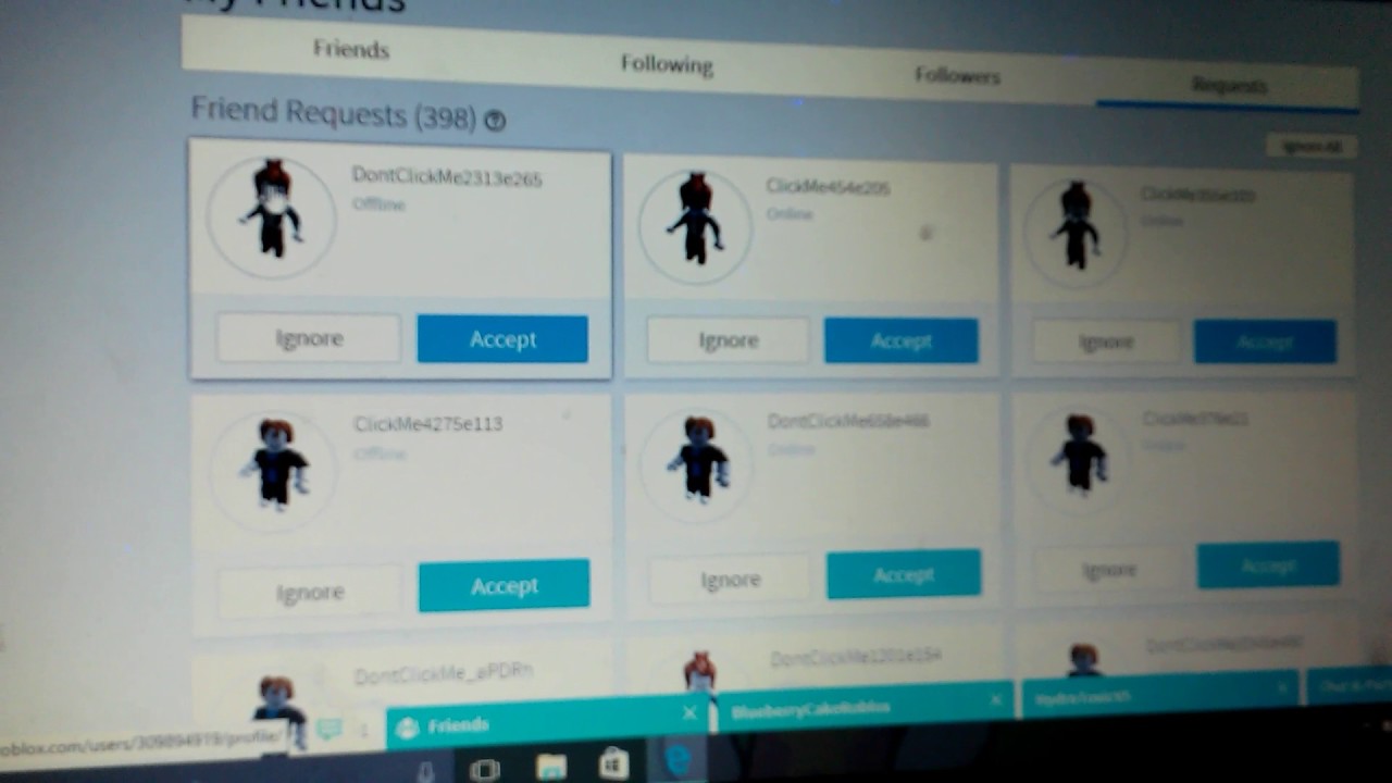 Roblox Dont Click Me Scammers Dont Accept -