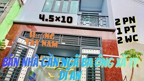 GIẢM 100TR_Bán nhà sc gần ngã ba Ông xã Dĩ An_DT 45m giá 1ty650_Thiết kế lầu trệt_Nhà đất trần tùng