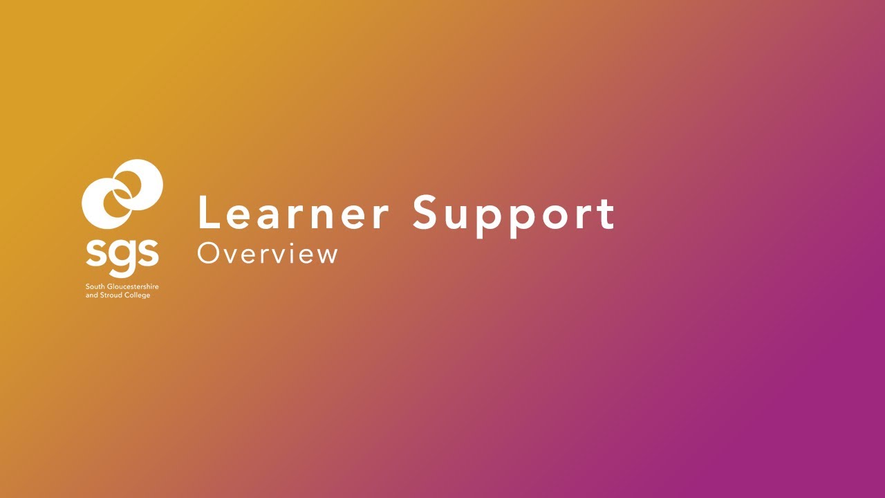 Learner Support @ SGS College - YouTube