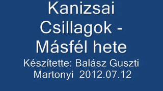 Kanizsa Csillagai - Másfél hete chords