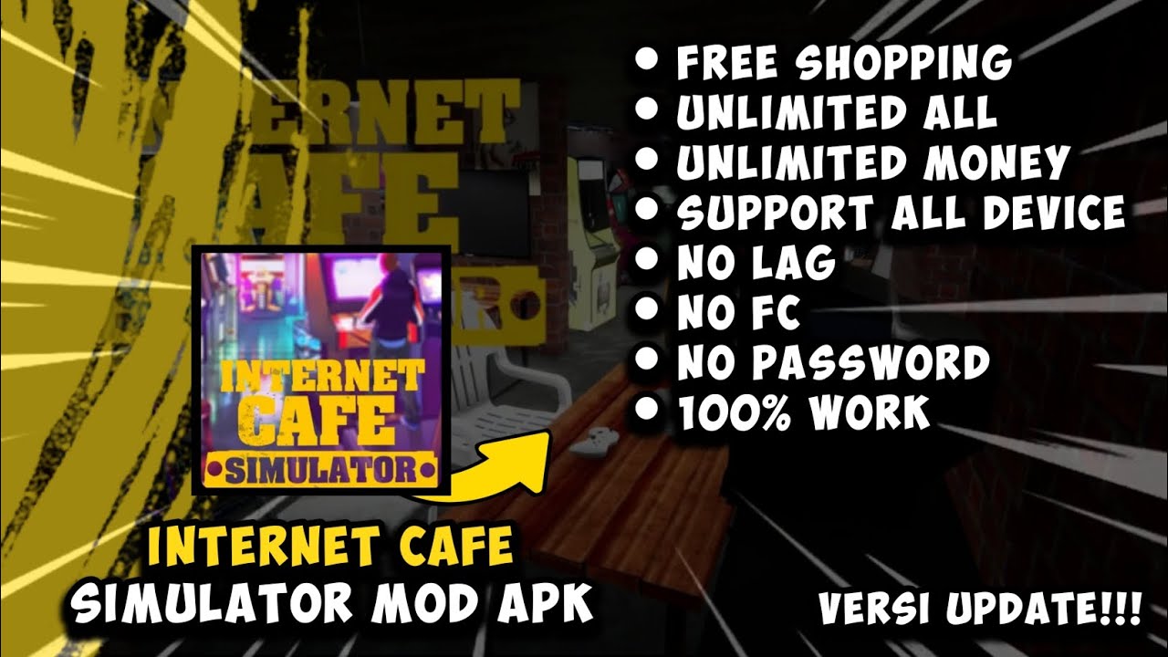 CAFE SIMULATOR MOD APK [ NO PW ] VERSI UPDATE!!!